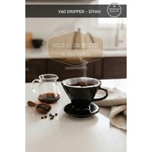 Empressco Seramik Kahve Demleme V60 Dripper Siyah, Pratik ve Şık Tasarım