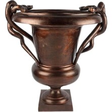 Mikasa Yılanlı Antik Bakır Saksı 62x49cm