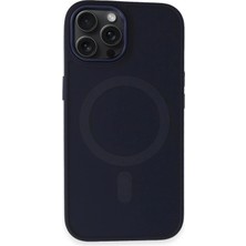Durukar®  iPhone 15 Pro Kılıf Oslo Magsafe Kapak - Lacivert