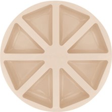 Empressco Yumuşak Silikon Kek Kalıbı, 20,2X24,7X5,3 Cm, Bubble Beige Bej