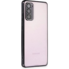 Durukar®  Samsung Galaxy S20 Fe Kılıf  Lensli Silikon - Siyah