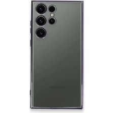 Durukar®  Samsung Galaxy S24 Ultra Kılıf  Lensli Silikon - Siyah