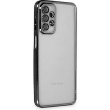 Durukar®  Samsung Galaxy A23 4g Kılıf  Lensli Silikon - Siyah