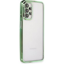 Durukar®  Samsung Galaxy A23 4g Kılıf  Lensli Silikon - Yeşil