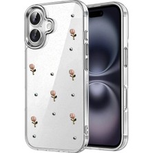 Durukar®   iPhone 16 Plus Fiyonk Desenli Kapak - Desen 6