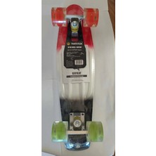 Empressco Renkli LED Işıklı Silikon Teker Kaykay, Eğlence ve Spor Keyfi