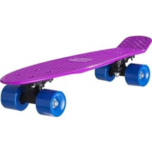 Empressco Mor Renkli PVC 4 Tekerlekli Kaykay 3-9 Yaş Çocuklar İçin Dayanıklı H102 Model