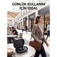 Gees Global Kablosuz Bluetooth Spor Kulaklığı Güvenli Tutuşlu Dijital Ekranlı Şarj Kutusu