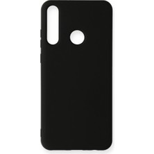Grandor Huawei Y6P Kılıf Nano Içi Kadife Silikon - Siyah