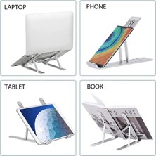 Omrs Store Apera Gn-17 Alüminyum Kasa Dizüstü Bilgisayar Standı Katlanır Çantalı Tablet ve Telefonla Uyumlu