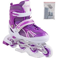 Empressco Ayarlanabilir 2+1 Metal Gövde Paten Seti, Eğlence ve Spor Için Mükemmel