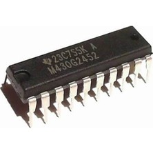 Gollum Teknoloji Texas Instruments MSP430G2452IPW20R Ultra Düşük Güçlü Mikrodenetleyici - 16-Bit Rısc, 8kb Flash, 10-Bit Adc (Tssop-20)