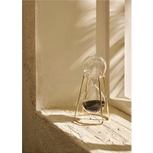 Empressco Şık Siyah Kum Saati, 9X9X16 Cm, Zamana Şıklık Katıyor