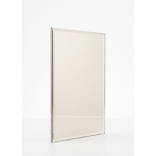 Fiya Store 14 x 26 Yüksek Isıya Dayanıklı Bronz Şömine/soba/kuzine Camı
