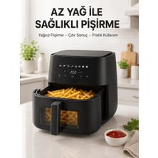 Yağsız Yemek Pişirme Için Dijital Air Fryer Fritöz
