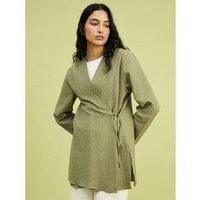 Lc Waikiki Yeni Sezon Kruvaze Yaka Kadın Kimono