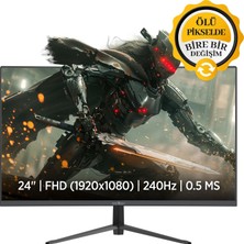 James Donkey Rion R40 24'' 240Hz 0.5Ms FHD VA Panel Gaming Monitör (Ölü Pikselde Anında Değişim)