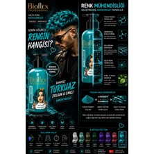 Bioflex Natural Hair Color Amonyaksız Turkuaz Saç Boyası