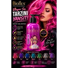 Bioflex Naturel Hair Color Geçici-renkli Amonyaksız Renkli Saç Boyası 250ml(KOKUSUZ) Pembe 250 ml