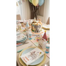 Nehay Shop Doğum Günü Isme Özel Sunum Peçetesi 30*33 cm Garson Katlamalı / 1 Paket 20 Adettir