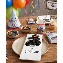 Nehay Shop Doğum Günü Isme Özel Sunum Peçetesi 30*33 cm Garson Katlamalı / 1 Paket 20 Adettir