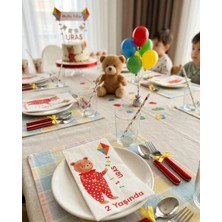Nehay Shop Doğum Günü Isme Özel Sunum Peçetesi 30*33 cm Garson Katlamalı / 1 Paket 20 Adettir