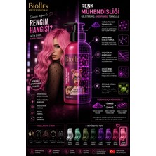 Bioflex şeker pembesi saç boyası geçici renkli krem boya 250 ml amonyaksız