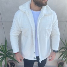 S&R Fashion Peluş Kıslık Dugmelı Ceket