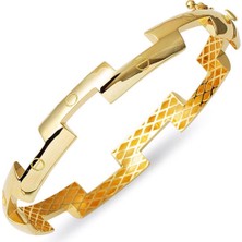 Bilezikci Vidalı 14 Ayar Kelepçe Altın Bilezik