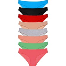 Royaleks 8 Adet Süper Eko Set Likralı Kadın Slip Külot Set 4