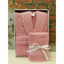Özdilek Trendy Şalyaka Bornoz + Baş Havlusu K.pembe L Beden