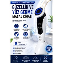 Hb Skin Care Yüz Germe Sıkılaşma Masaj Aleti Şarjlı Cilt Gençleştirme Fonksiyonu Beyaz Renk