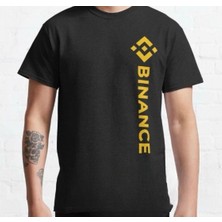 Herşey Nota Binance Btc Bitcoin Tasarım Unisex %100 Pamuk Tshirt