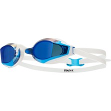 Tyr Stealth-X Race Aynalı Yarış Gözlüğü (Mavi/beyaz)