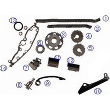 Bh Prımera 1,6l 1996-1999 GA16 Motor Zıncır Takımı (15 Parca)