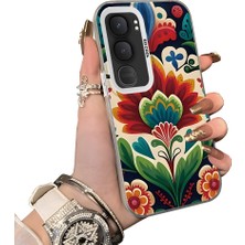 HONTINGA Vivo Y31 5g ile Uyumlu Kılıf Silikon Kenar Sert Arka Kamera Koruyucu Basitlik Anti Düşme Kamera Korumalı Çiçekli Desen Couple Telefon Kılıfı Kadın ve Erkek Için Uygundur K1-1521