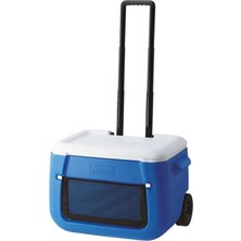 Coleman Poly-Lite Wheeled Mesh 50 Qt Tekerlekli Soğutucu Buzluk 47.3 Lt