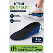 Empressco Yüksekliği Artıran 4 cm Gizli Topuk Tabanlık, Erkek ve Kadınlar Için Rahatlık