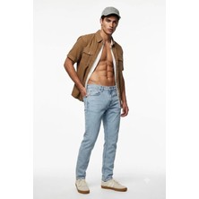 Levi's Erkek 512 Slim Taper Mavi Kot Pantolon -0008