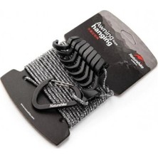 Naturehike Çok Fonksiyonlu Kancalı Ayarlanabilir Asma İpi 4.3 mt - Dark Grey
