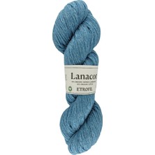 Etrofil Lanacot Örgü İpi Donmuş Göl %55 Organik Merino Yün %45 Organik Pamuk 50g 225m (75213)