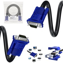 Poke VGA Kablo 3+6 15PIN E/e Filtreli 3mt PK-6866