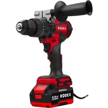 Rodex RDX3410 Akülü Darbeli Matkap (Yan Tutamaklı)