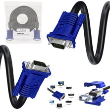 Poke VGA Kablo 3+6 15PIN E/e Filtreli 30MT PK-6871
