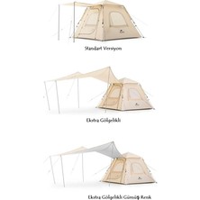 Naturehike Ango UPF 50+ Gölgelikli Otomatik Kurulum Kamp Çadırı - 2 Kişilik