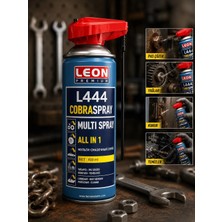 Leon Premium Güçlü Otomatik Valfli Pas Sökücü, Yağlayıcı, Temizleyici, Su Itici Sprey 400 ml