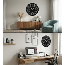 Numa Concept Salon ve Ofis Için Sessiz Mekanizmalı Modern Mdf Duvar Saati | 40X40 cm