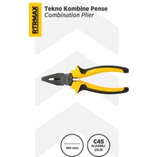 Rtrmax RH01801 Tekno Kombine Pense 180 mm