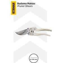 Rtrmax Budama Makası Döküm Gövde Saten Kaplama 8’’ RH05820