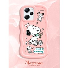 HONTINGA Poco X5 Pro 5g Uyumlu Kılıf Düşüme Önleyici Basitlik Anti Düşme Kamera Koruyucu Basit Pembe Yumuşak Silikon Couple Telefon Kılıfı Karikatur Desen K9-0269